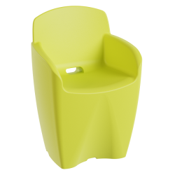 TABLE OVALE CREME NEOCROSS + 10 CHAISES NEOARMCHAIR