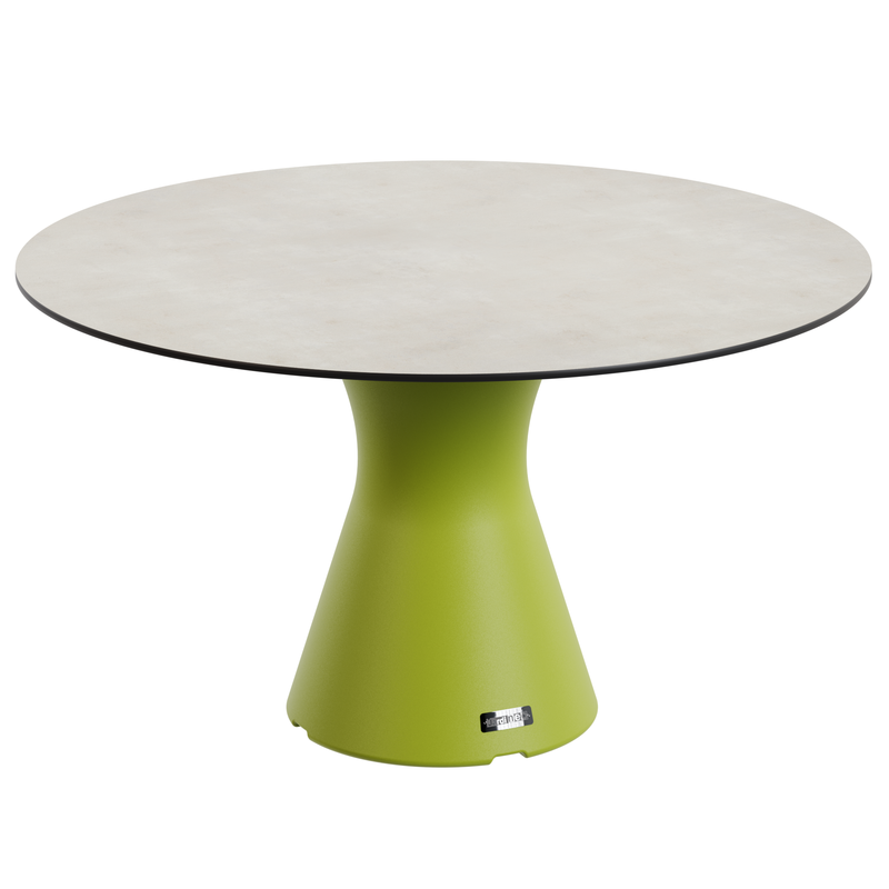 Table Ronde 140 cm - 6/8 couverts - Neocyl - Plateau Crème