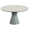 Table Ronde 140 cm - 6/8 couverts - Neocyl - Plateau Crème